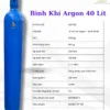 Thông Số Bình Argon 40 Lit