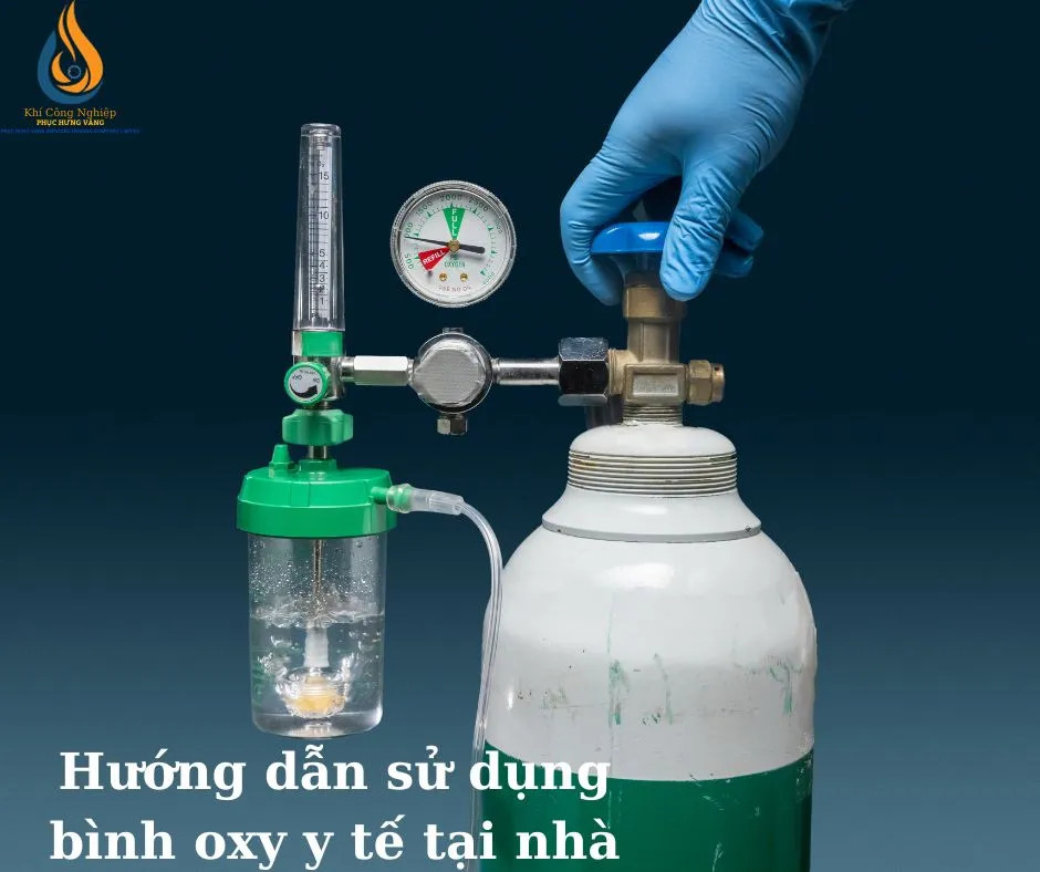 Hướng dẫn sử dụng bình oxy y tế tại nhà